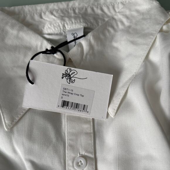 New Sokie Collective The Wrap Crop Top Size S - Picture 9 of 12